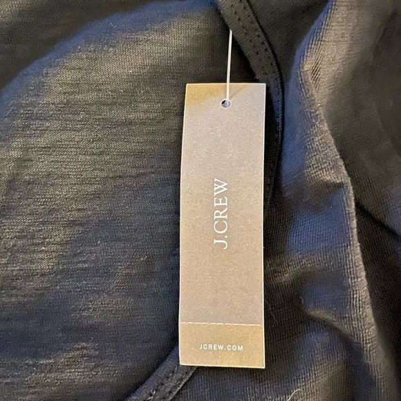 J. Crew Cropped Organic Slub Cotton Scoopneck T-shirt - NWT! - Picture 6 of 7